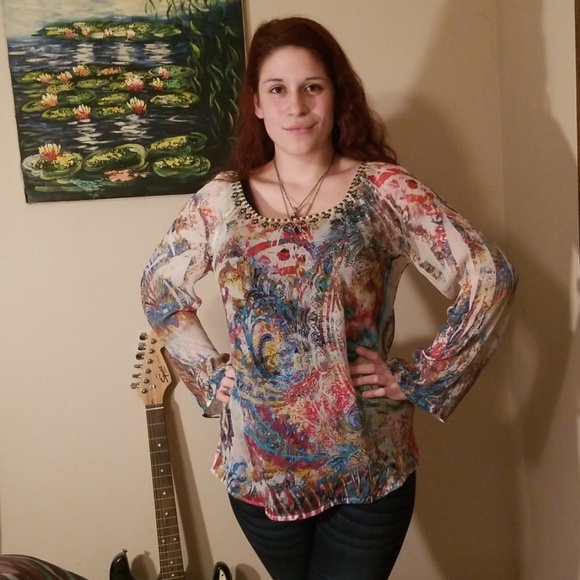 Christopher & Banks Tops - Multi color Christopher & Banks blouse